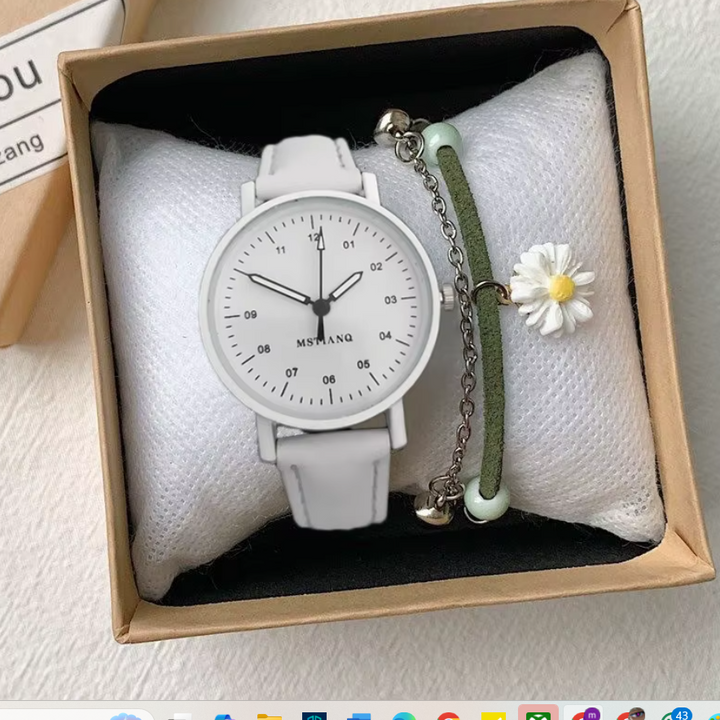 RELOJ ELEGANTE PARA MUJER MAS REGALO