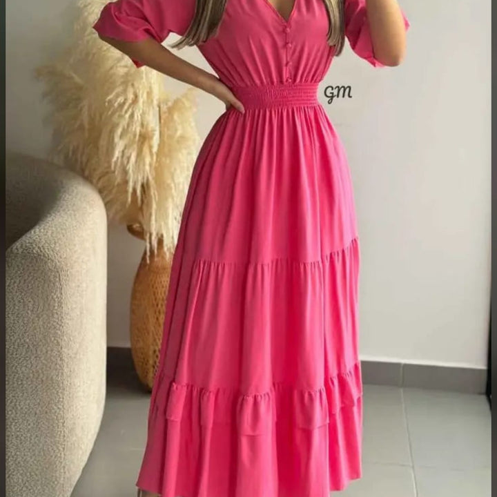 VESTIDO LARGO ELEGANTE DAMA