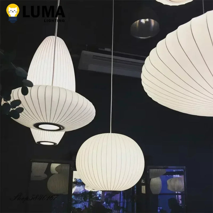 Luma Denmark Silk LED Pendant Lamp Designer Hanging Light for Living Room Hotel Hall Restaurant Modern Home Decor Factory Direct