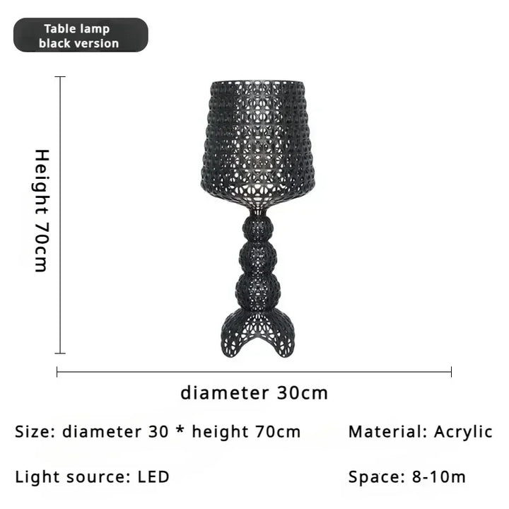 Italian Design Personality LED Floor Lamps Creative Hollow Acrylic Standing Light Living Room Bedroom Decor Lighting Fixtures