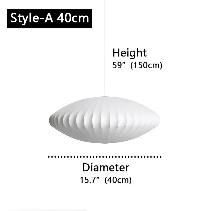 Luma Denmark Silk LED Pendant Lamp Designer Hanging Light for Living Room Hotel Hall Restaurant Modern Home Decor Factory Direct
