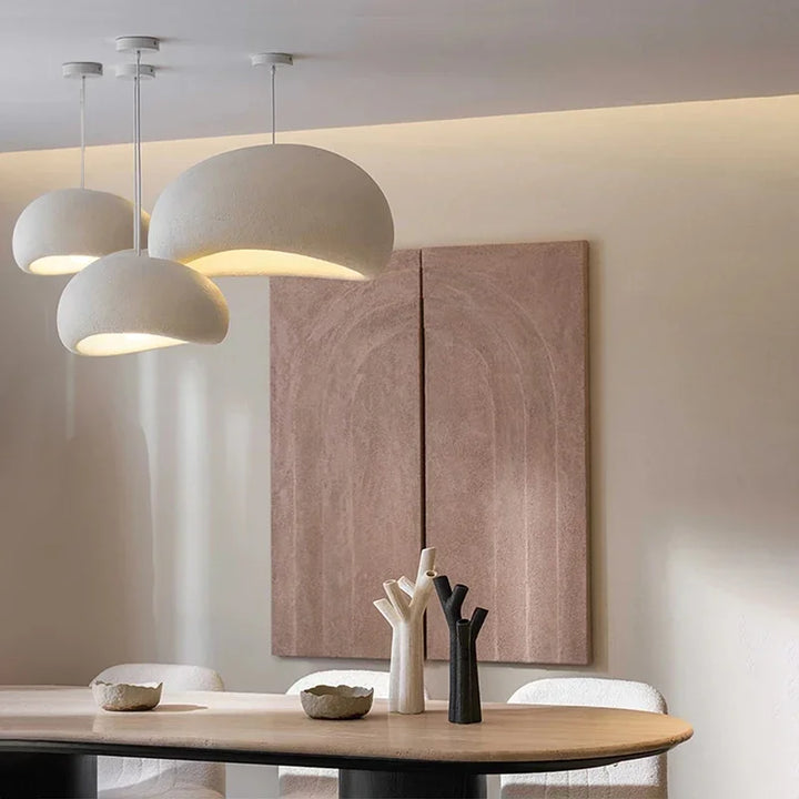 Japanese Wabi Sabi LED Pendant Lights Modern Ceiling Chandelier for Living Room Dining Table Bedroom Nordic Decor Hanging Lamps