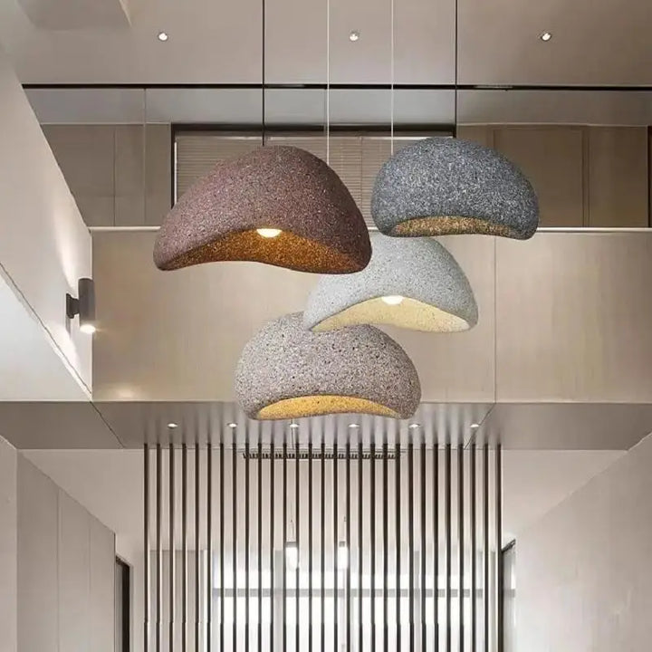 Living Room LED Ceiling Chandelier Light 2025 New Model Wabi Sabi Pendant Lamp Dining Table Bedroom Home Decor Hanging Lighting