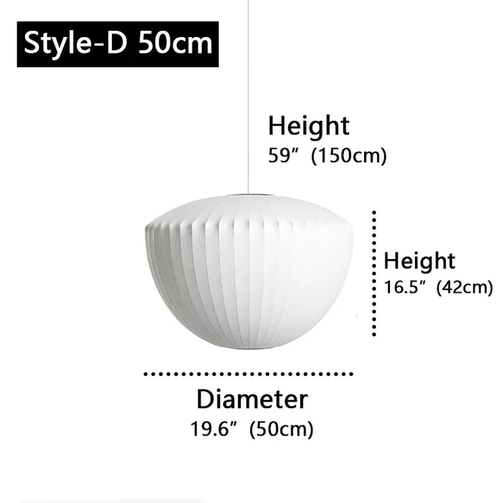 Luma Denmark Silk LED Pendant Lamp Designer Hanging Light for Living Room Hotel Hall Restaurant Modern Home Decor Factory Direct
