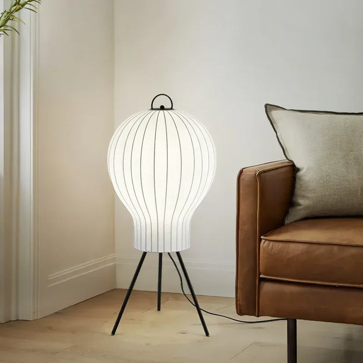 Nordic Floor Lamp for Bedroom living room Table light Study  Table Lamp Indoor Home Designer lamp White silk Standing Lights