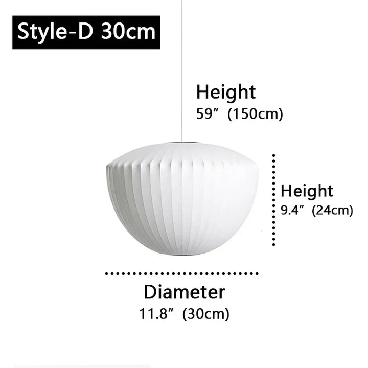 Luma Denmark Silk LED Pendant Lamp Designer Hanging Light for Living Room Hotel Hall Restaurant Modern Home Decor Factory Direct
