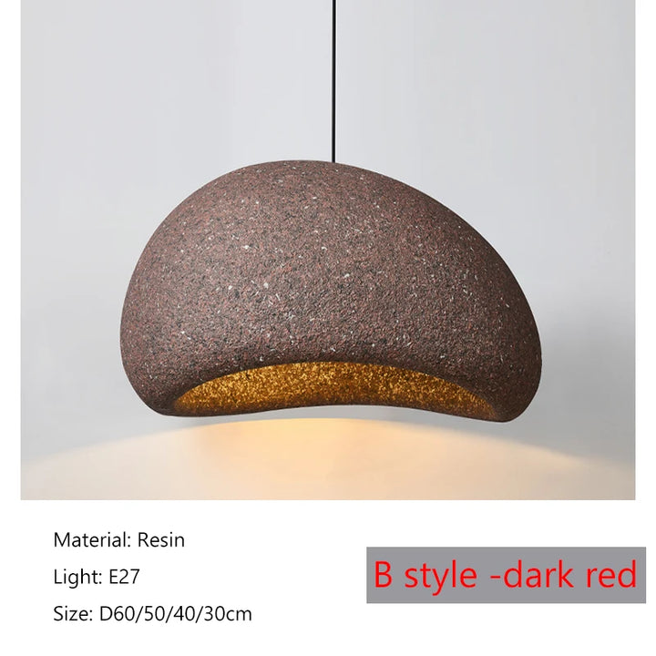 Living Room LED Ceiling Chandelier Light 2025 New Model Wabi Sabi Pendant Lamp Dining Table Bedroom Home Decor Hanging Lighting