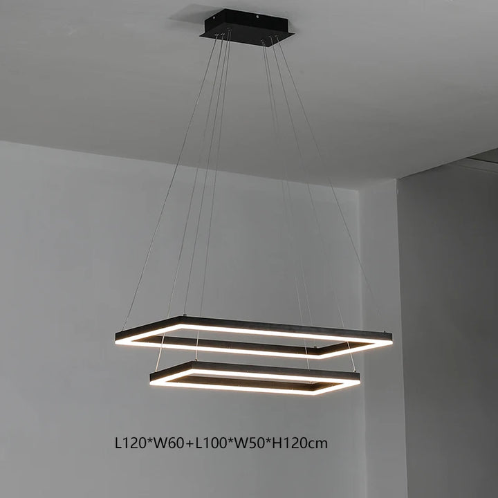 Living room pendant lamp 2024 new simple modern atmosphere hall main lamp Nordic creative designer restaurant lamp
