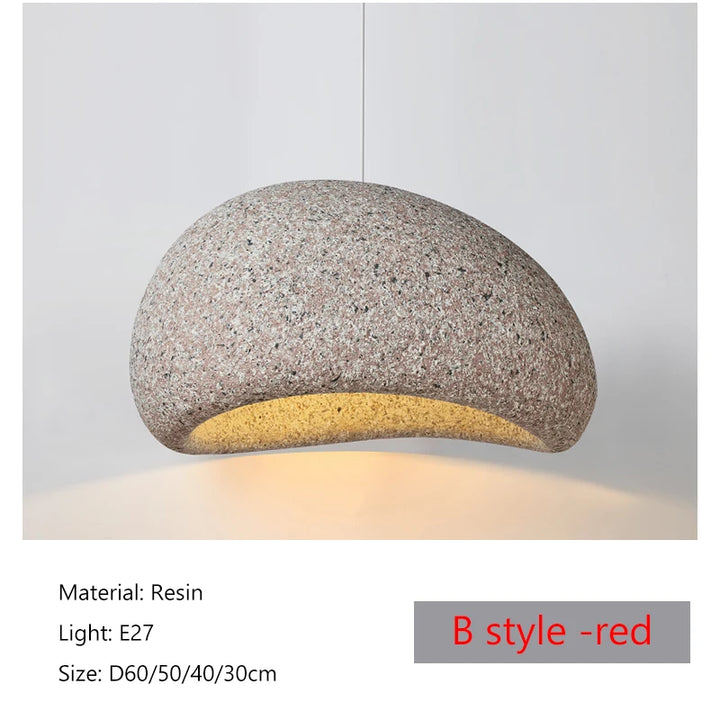 Living Room LED Ceiling Chandelier Light 2025 New Model Wabi Sabi Pendant Lamp Dining Table Bedroom Home Decor Hanging Lighting