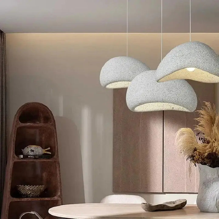Living Room LED Ceiling Chandelier Light 2025 New Model Wabi Sabi Pendant Lamp Dining Table Bedroom Home Decor Hanging Lighting