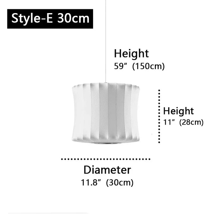 Luma Denmark Silk LED Pendant Lamp Designer Hanging Light for Living Room Hotel Hall Restaurant Modern Home Decor Factory Direct