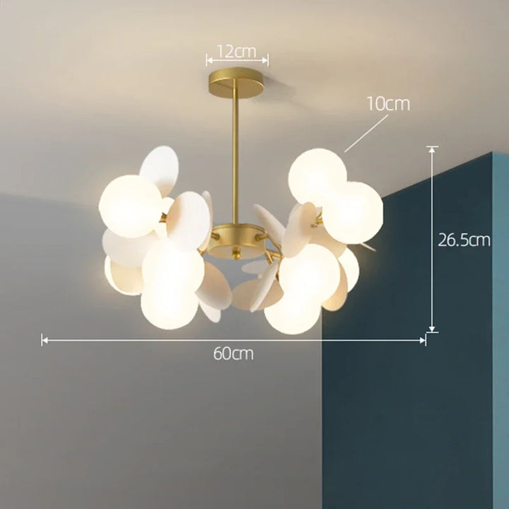 Modern Led Chandeliers Colourful Branch Chandelier for Bedroom Living Room Hanging Lamps Lustre Luxury Ceiling Light