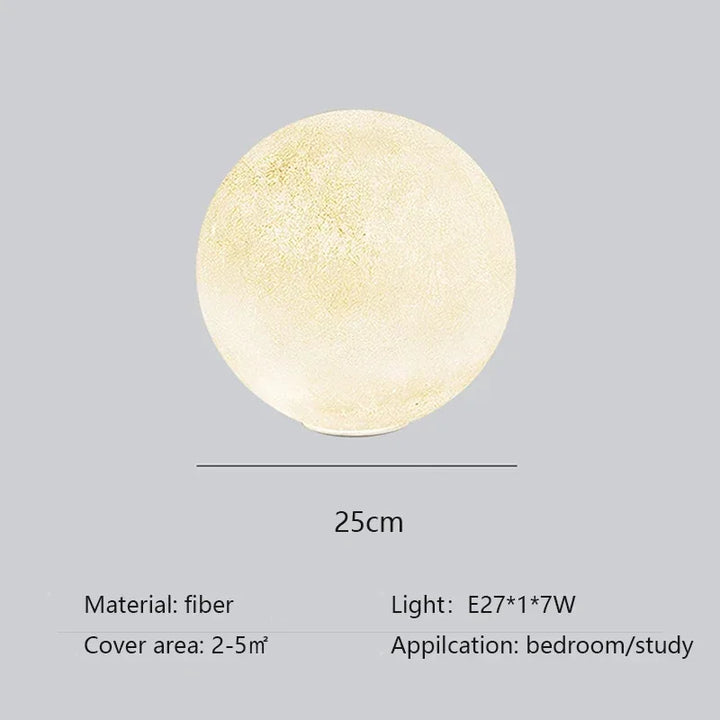 SANDYHA Nordic Style Floor Lamp Rotundity Moon Design Led Light for Living Room Bedroom Decoration Home Study Lighting Fixtures