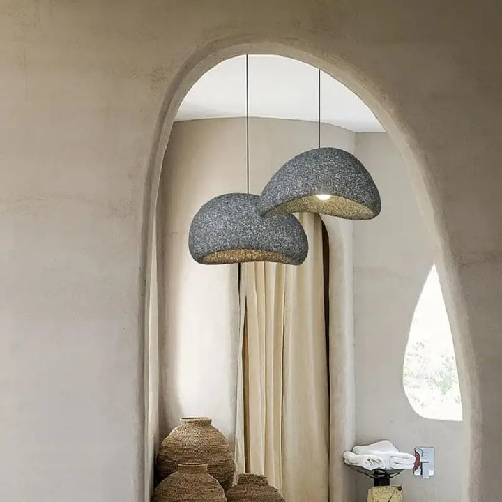 Living Room LED Ceiling Chandelier Light 2025 New Model Wabi Sabi Pendant Lamp Dining Table Bedroom Home Decor Hanging Lighting