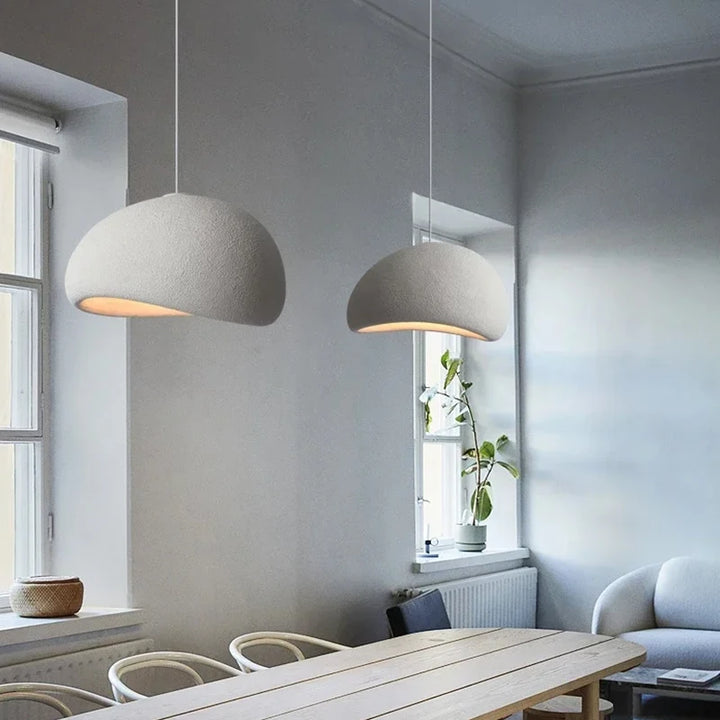 Nordic Wabi Sabi Ceiling Chandelier Modern E27 LED Dining Table Pendant Lights for Living Room Bedroom Loft Decor Hanging Lamp