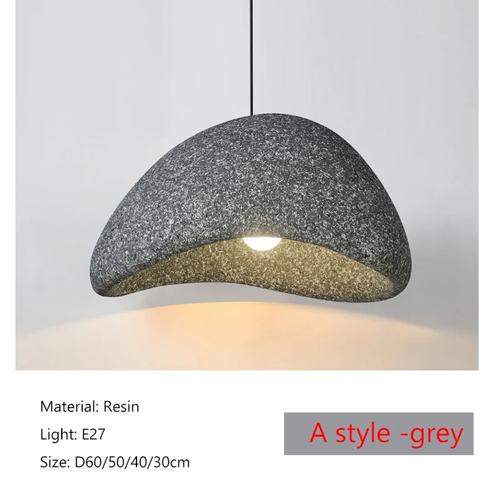 Living Room LED Ceiling Chandelier Light 2025 New Model Wabi Sabi Pendant Lamp Dining Table Bedroom Home Decor Hanging Lighting