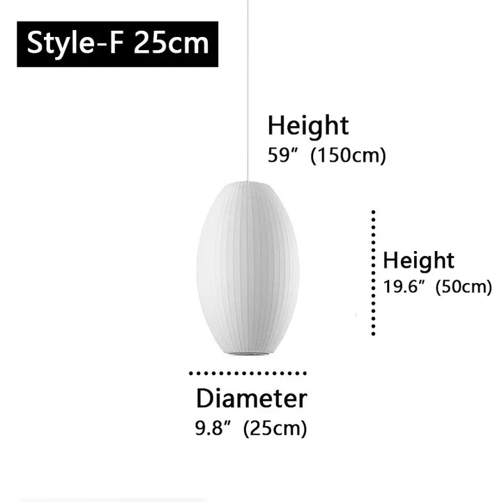 Luma Denmark Silk LED Pendant Lamp Designer Hanging Light for Living Room Hotel Hall Restaurant Modern Home Decor Factory Direct