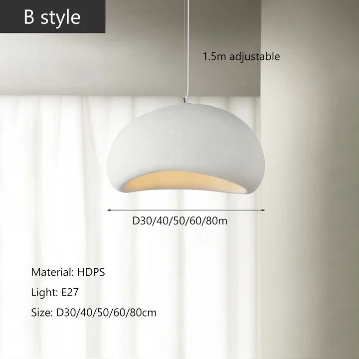 Japanese Wabi Sabi LED Pendant Lights Modern Ceiling Chandelier for Living Room Dining Table Bedroom Nordic Decor Hanging Lamps