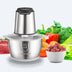 Kitchen in the box Food Processors,350W All-Copper Motor Meat Grinder & Food Chopper - Electric Vegetable Chopper with 2 Bowls