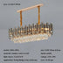 Modern Luxury Crystal Led Pendant Lights Living Dining Room Chandeliers Lighting Home Decor Bedroom Gold Hanging Lamp Luminaire