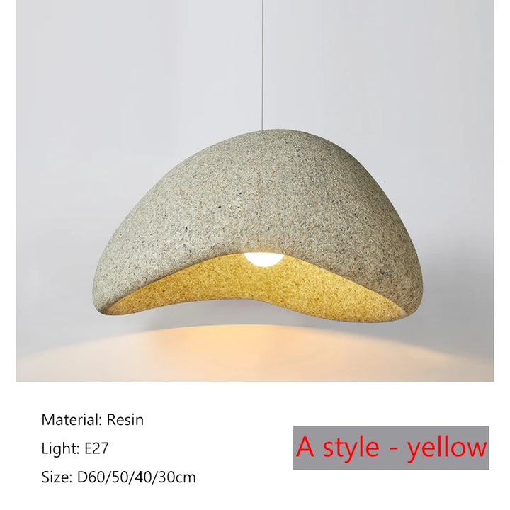Living Room LED Ceiling Chandelier Light 2025 New Model Wabi Sabi Pendant Lamp Dining Table Bedroom Home Decor Hanging Lighting