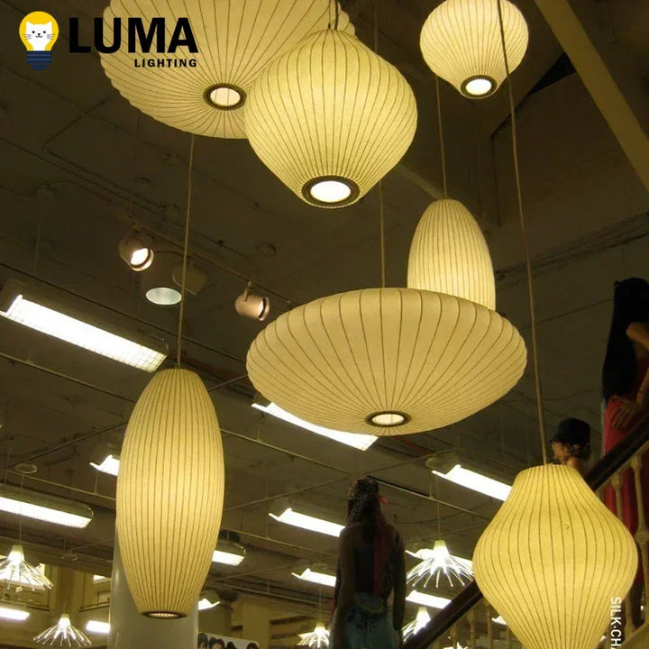 Luma Denmark Silk LED Pendant Lamp Designer Hanging Light for Living Room Hotel Hall Restaurant Modern Home Decor Factory Direct