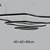 Modern Terraces Chandelier Home Indoor Lighting for Cricular Ring Led Living Room Coffee/Gold Restaurant Pendant Lamps
