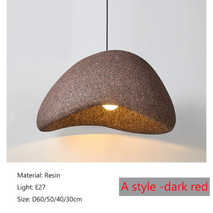 Living Room LED Ceiling Chandelier Light 2025 New Model Wabi Sabi Pendant Lamp Dining Table Bedroom Home Decor Hanging Lighting