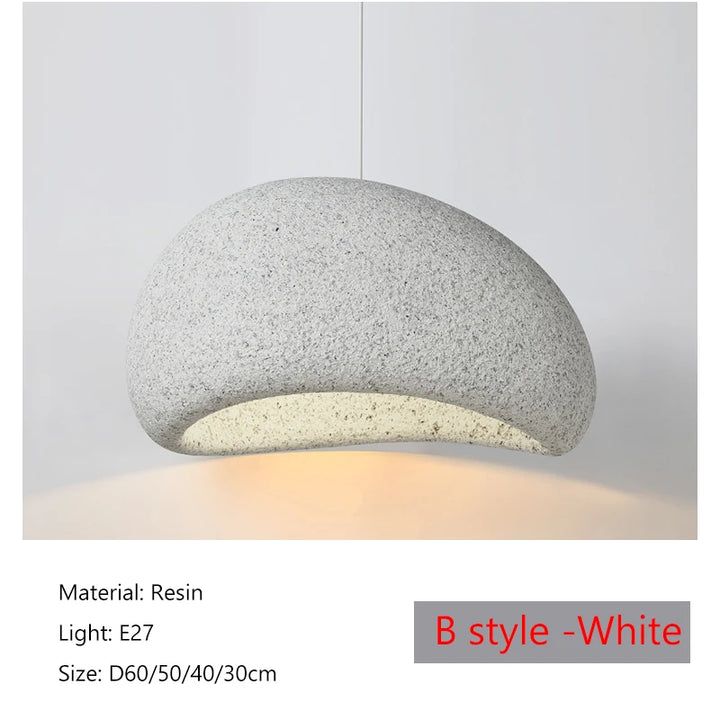 Living Room LED Ceiling Chandelier Light 2025 New Model Wabi Sabi Pendant Lamp Dining Table Bedroom Home Decor Hanging Lighting