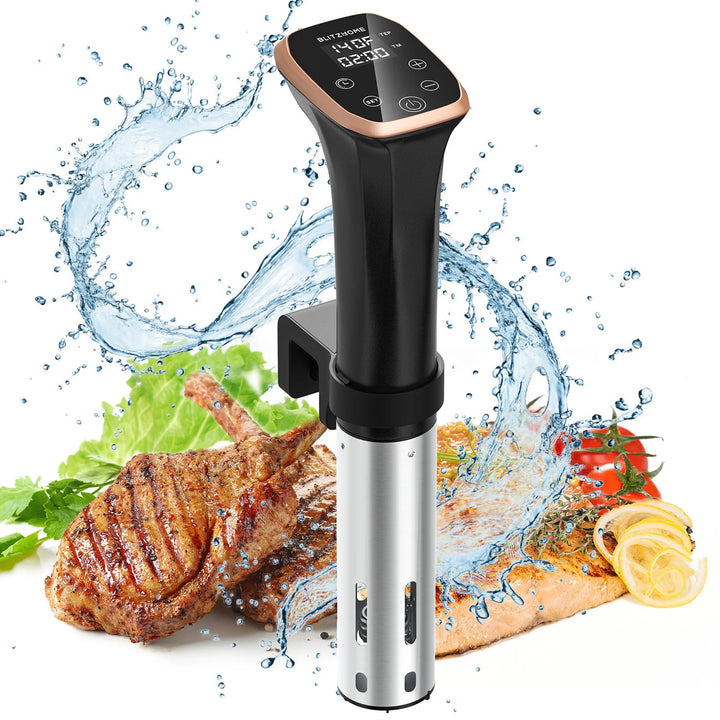 BLIITZHOME Slow Cooker IPX7 Waterproof WiFi Connectivity Versatile Cooking Food Preparation Appliance for kitchen Cooking