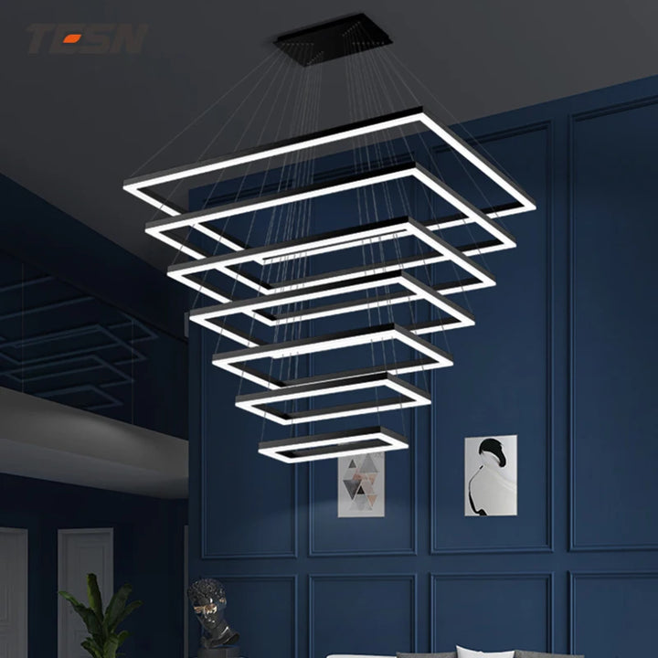 Living room pendant lamp 2024 new simple modern atmosphere hall main lamp Nordic creative designer restaurant lamp