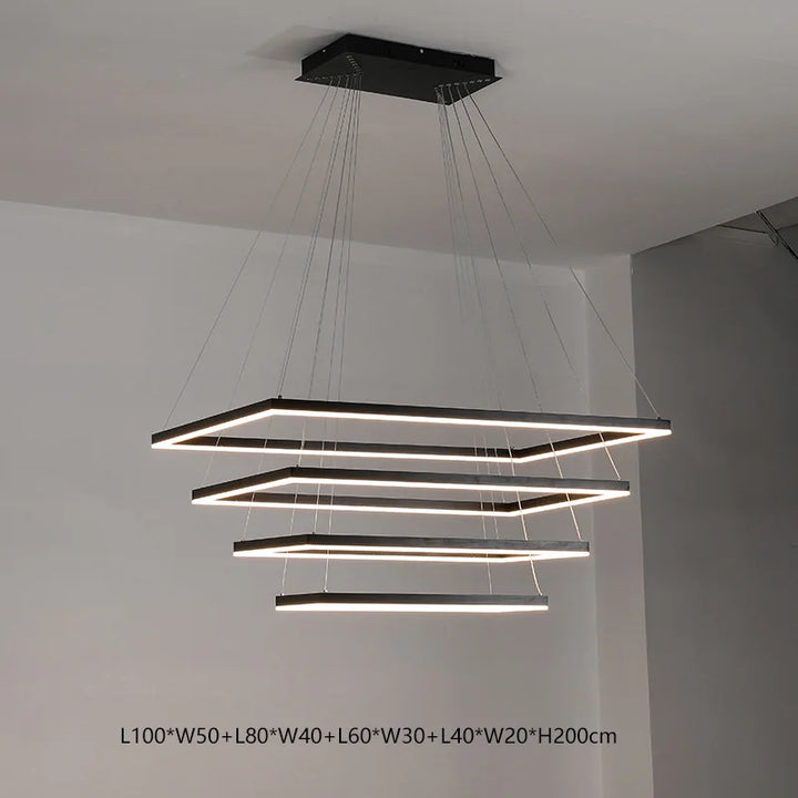 Living room pendant lamp 2024 new simple modern atmosphere hall main lamp Nordic creative designer restaurant lamp